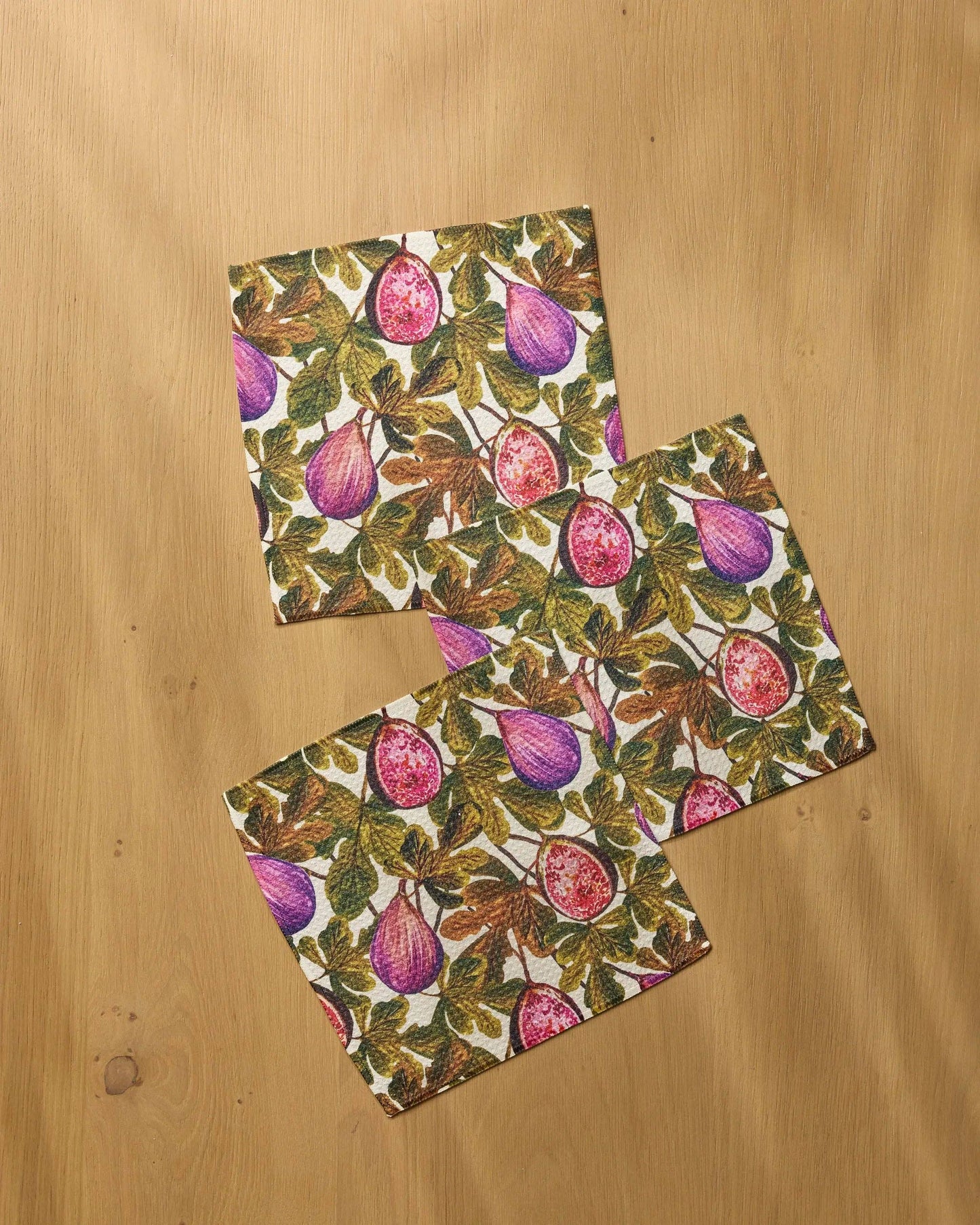 Geometry - Wild Fig Dishcloth Set