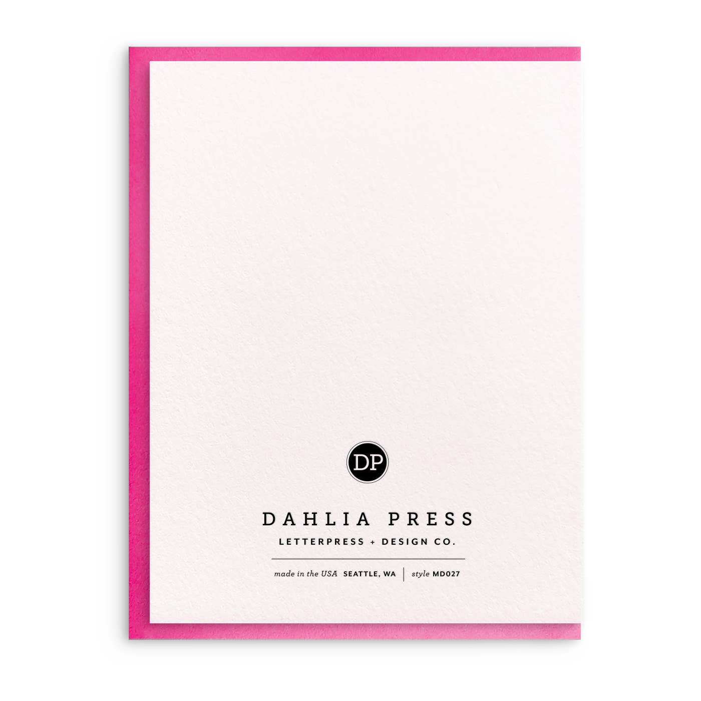Dahlia Press - Call You Mom, Letterpress Mother's Day Greeting Card