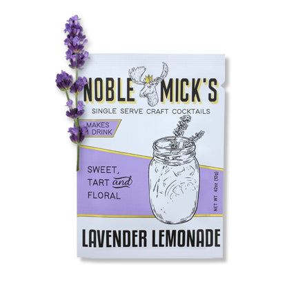 NOBLE MICK'S - Single Serve Craft Cocktails - Lavender Lemonade Single Serve Craft Cocktail