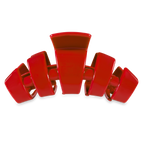 TELETIES - Classic Hair Clip | Large | Red Carpet Ready
