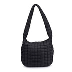 Urban Expressions - Leda Quilted Nylon Puffer Hobo - Assorted Colors