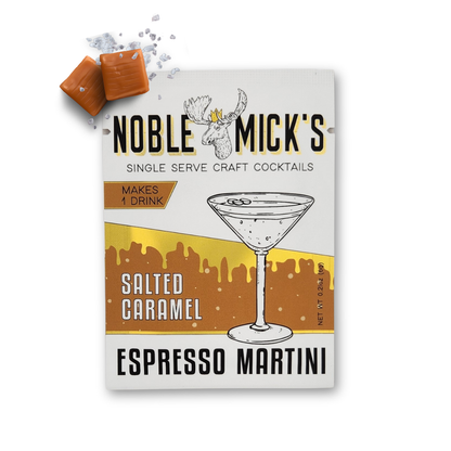Noble Mick's - Craft Beverage Company - Salted Caramel Espresso Martini Single Serve Craft Cocktail
