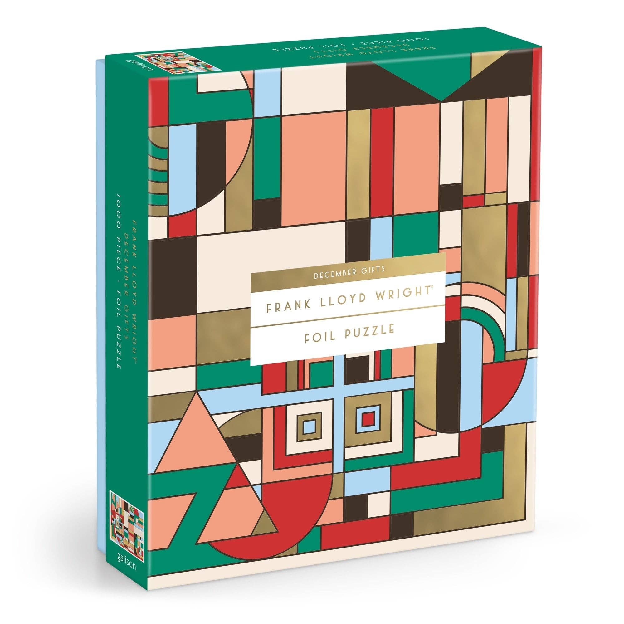 Chronicle Books - Frank Lloyd Wright December Gifts 1000 Piece Foil Puzzle
