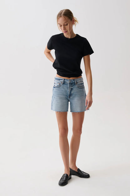 Pistola Kennedy Mid-Rise Shorts - Normandy Vintage