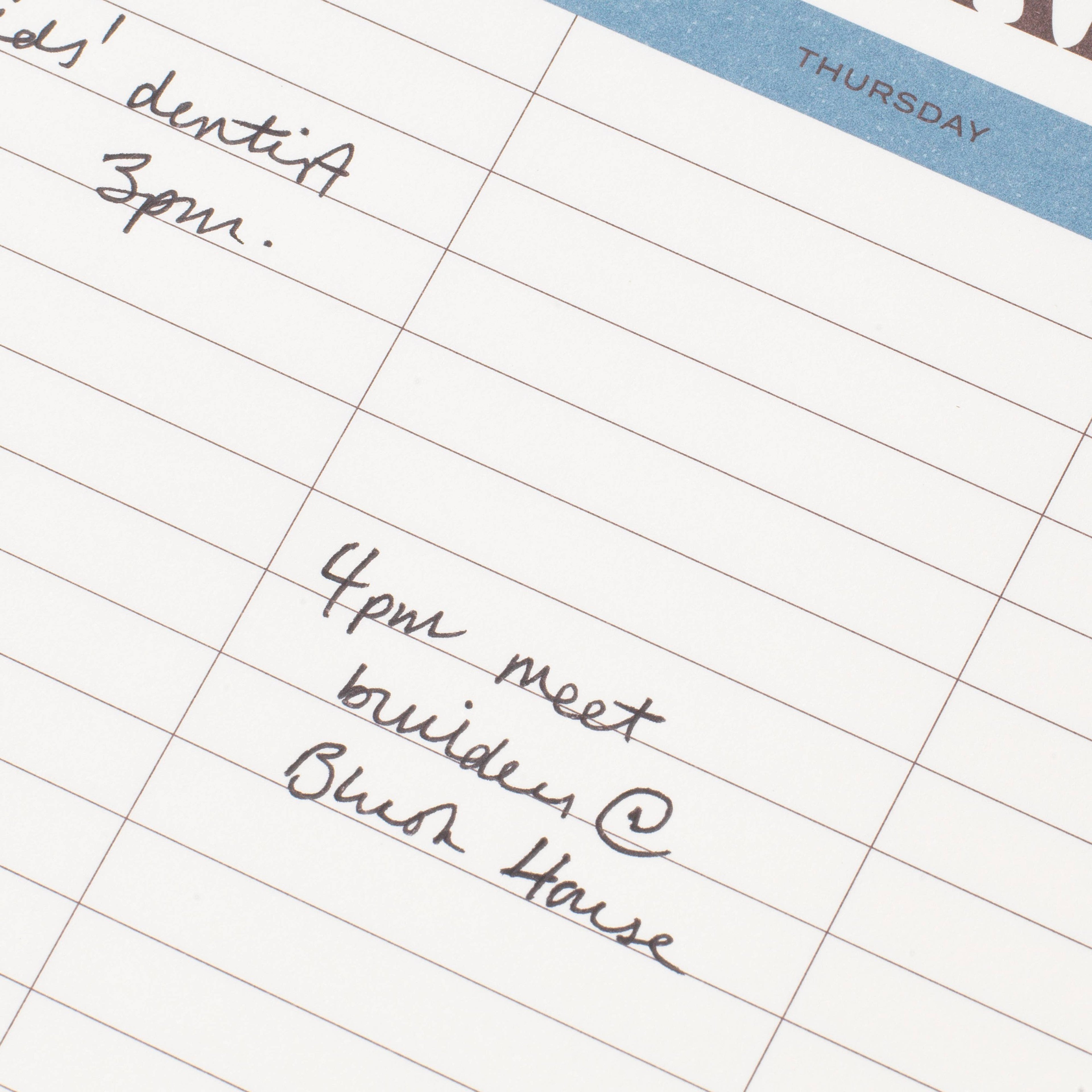 Papier - Paper Plans Spiral Undated Weekly Desk Pad