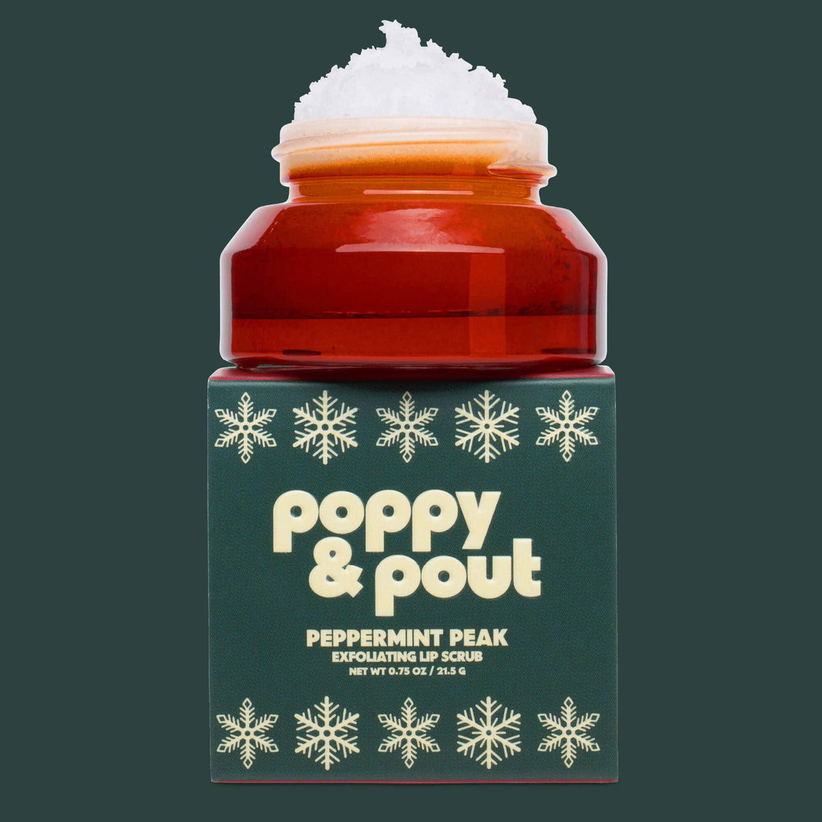 Poppy & Pout - Lip Scrub, Retro Ski, Peppermint Peak, Limited Edition