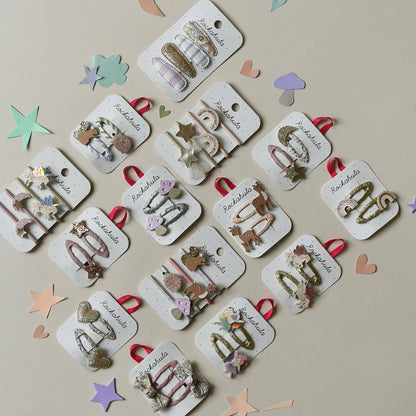 Rockahula - Fairytale Floral Fabric Clip Set
