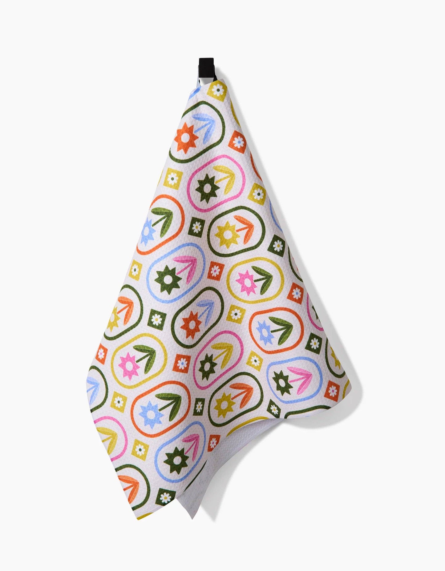Geometry - Petal Patchwork Tea Towel