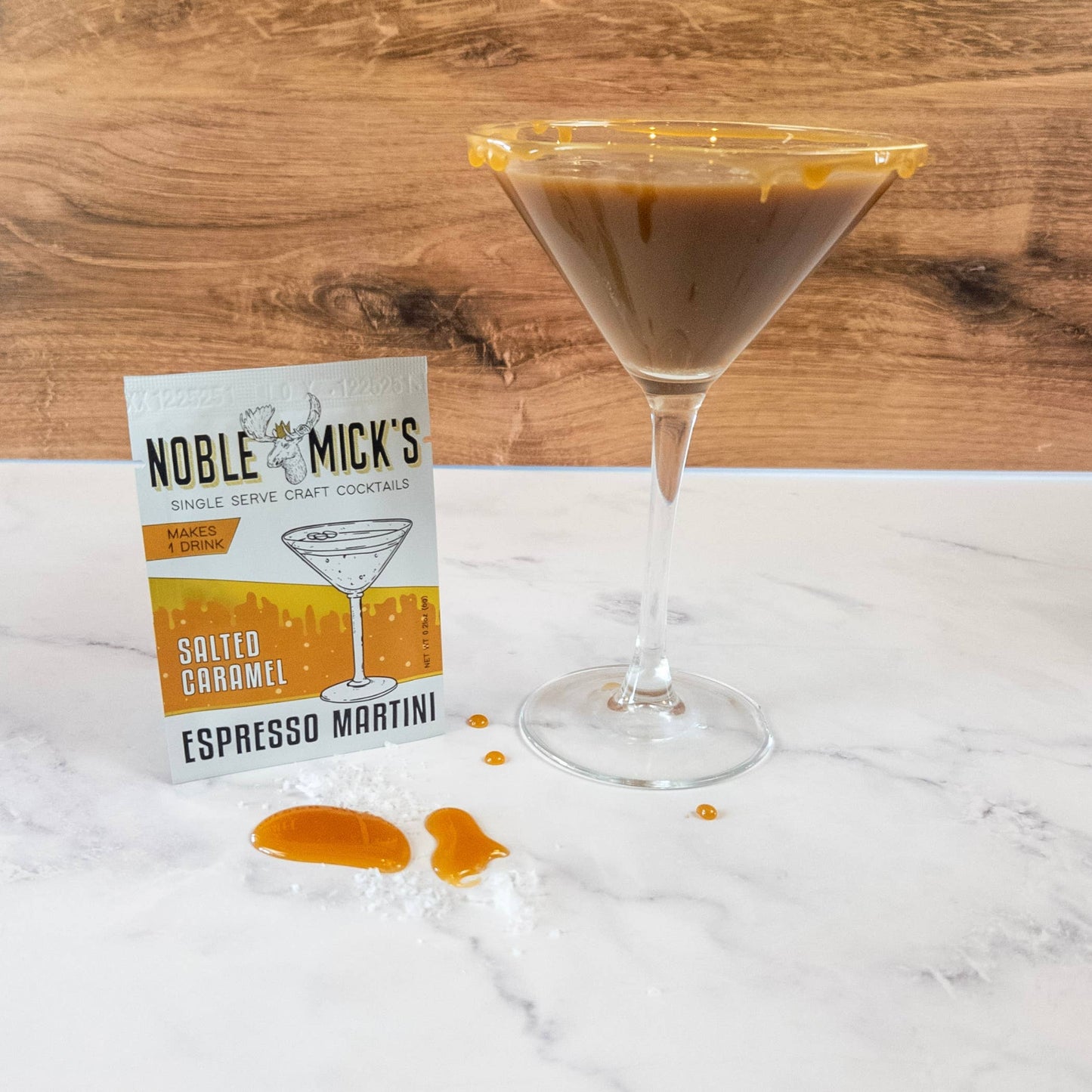 Noble Mick's - Craft Beverage Company - Salted Caramel Espresso Martini Single Serve Craft Cocktail