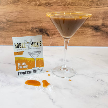 Noble Mick's - Craft Beverage Company - Salted Caramel Espresso Martini Single Serve Craft Cocktail