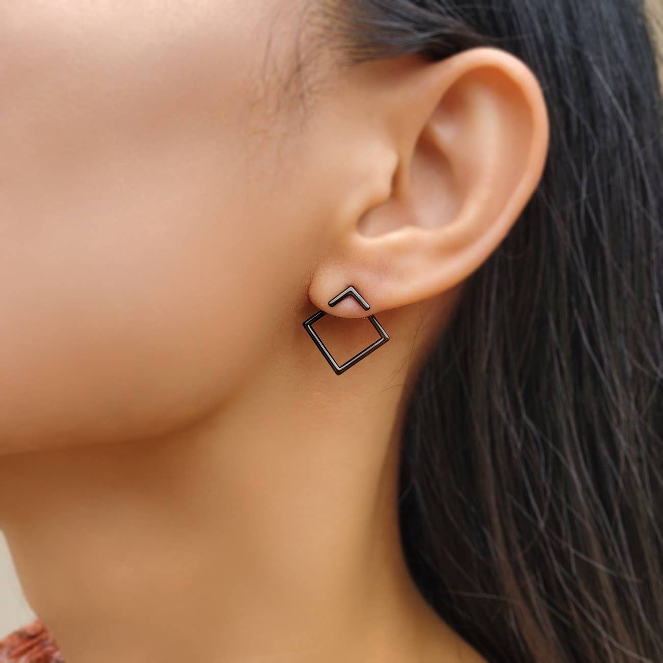 HolyBang Jewels - SQUARE EAR JACKET - E-ST1178