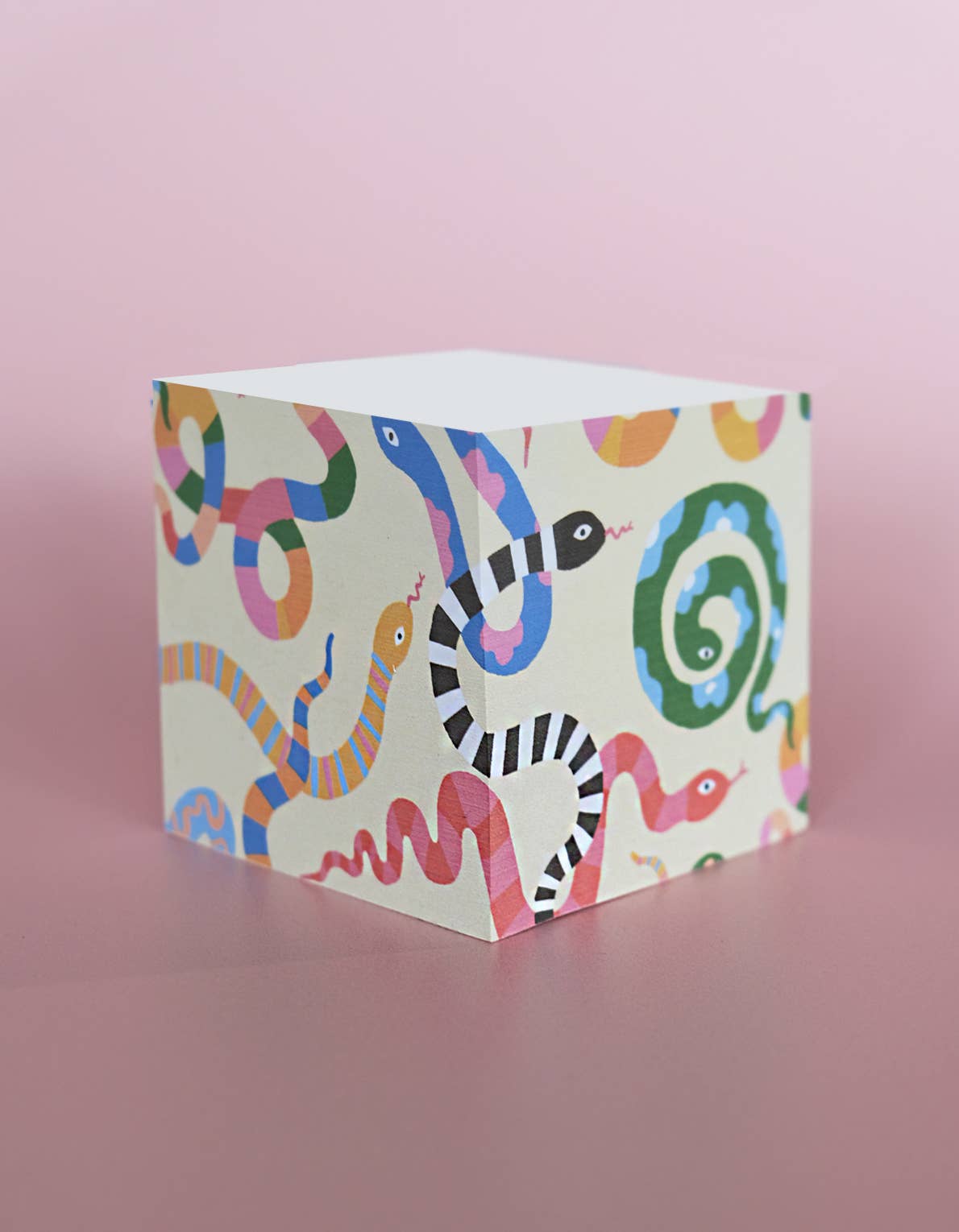 Idlewild Co. - Sticky Note Cube | Colorful Snakes