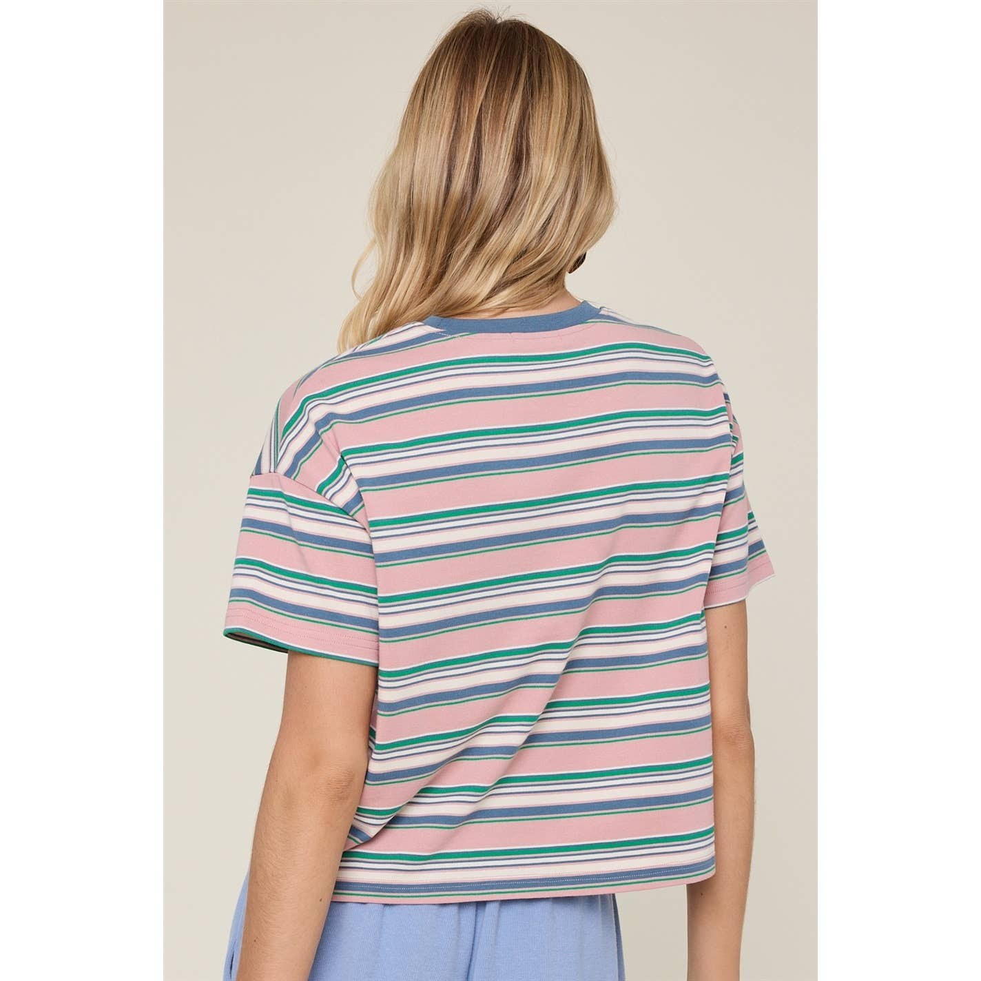 The Easy Stripe Boxy Tee