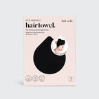KITSCH - Quick Dry Hair Towel - Eco Black
