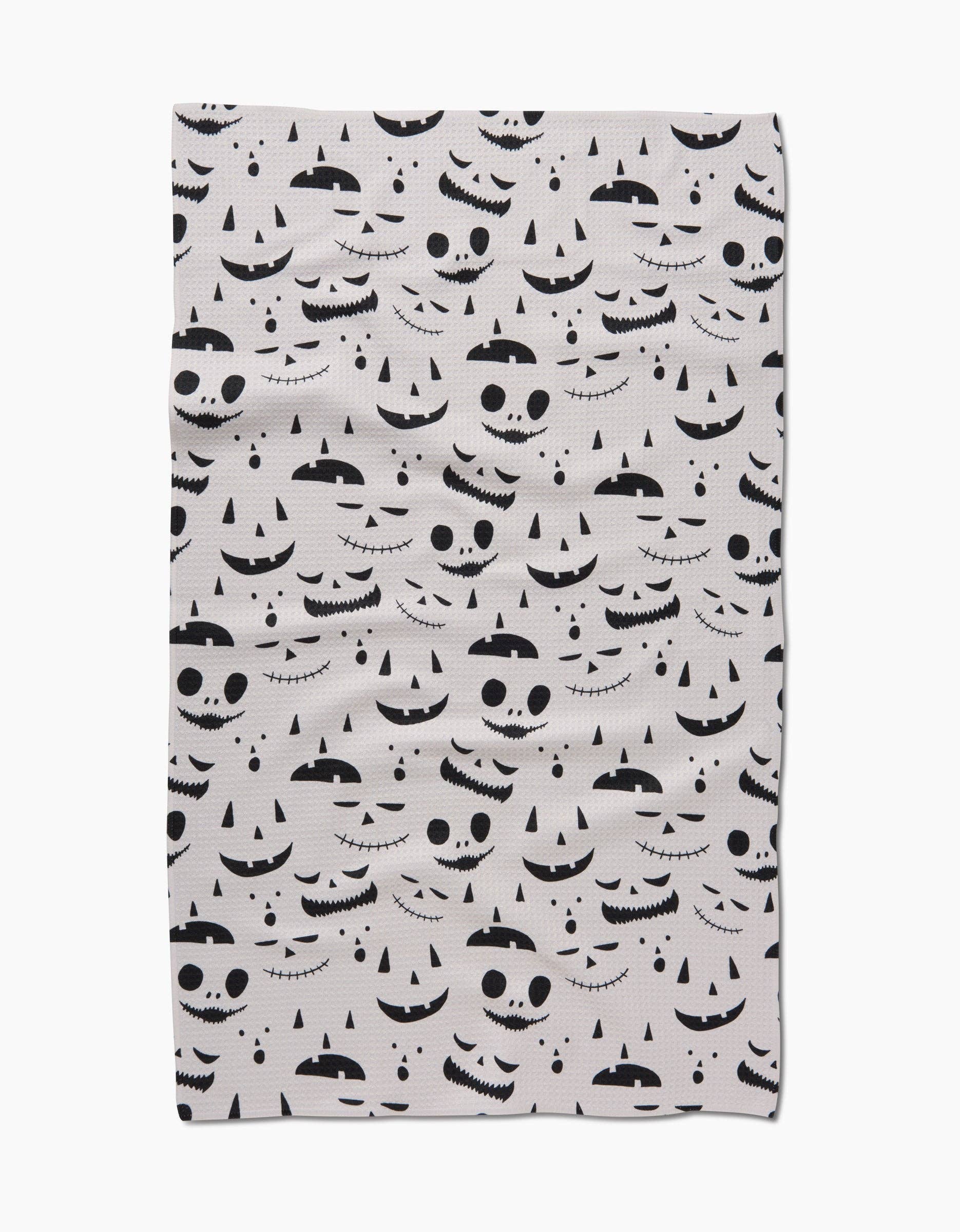 Geometry - Jack O Lantern Cream Tea Towel