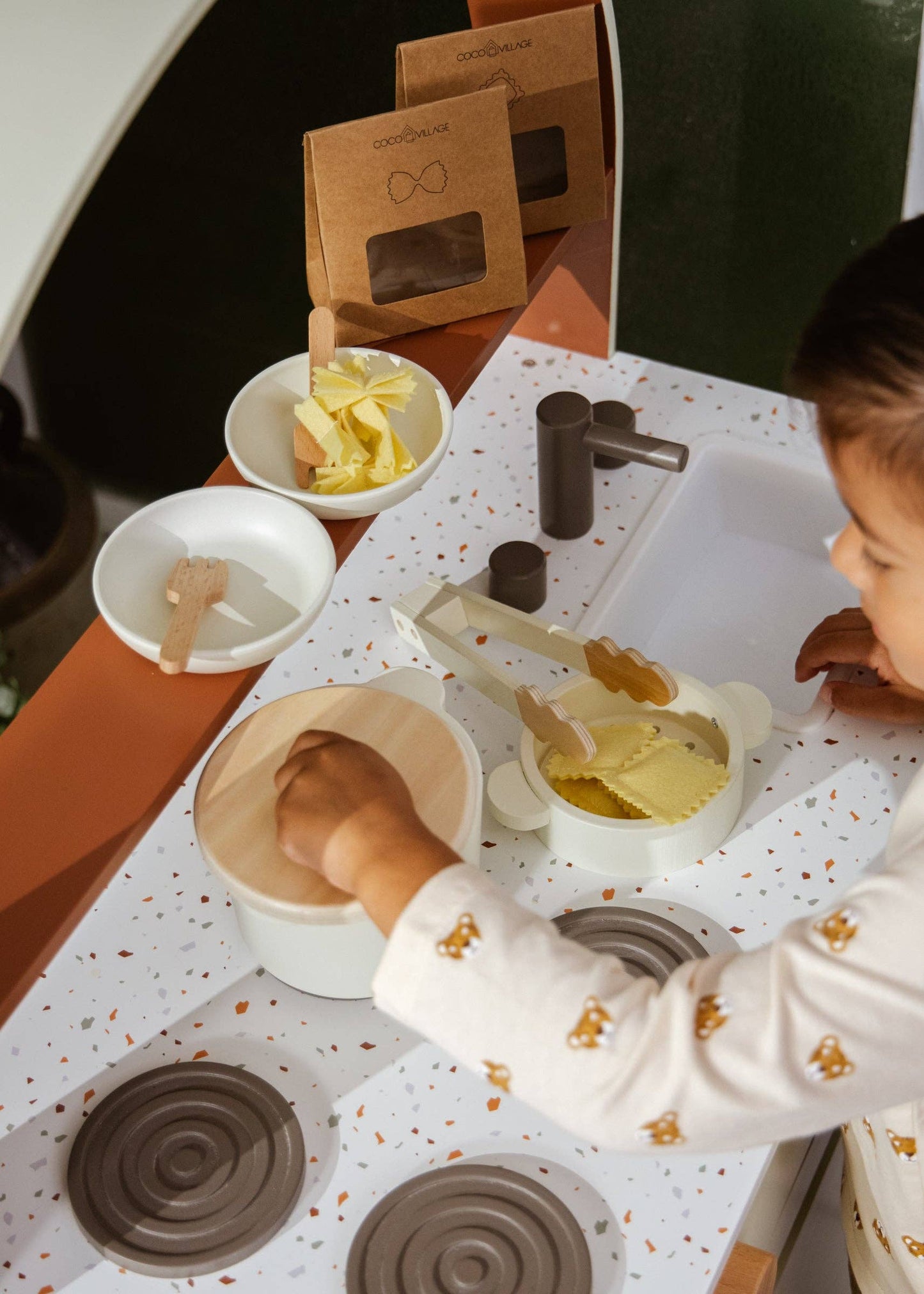 Coco Village - Wooden Pasta Playset