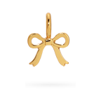 Lucky Feather - Charm Garden - Bow Charm - Gold