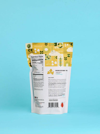 Poppy Hand-Crafted Popcorn - Caramelized Onion + Sage