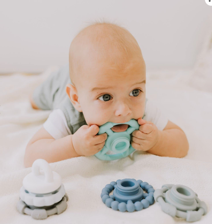 Glo Pals - Rainbow Stacker Teether & Toy - Ocean