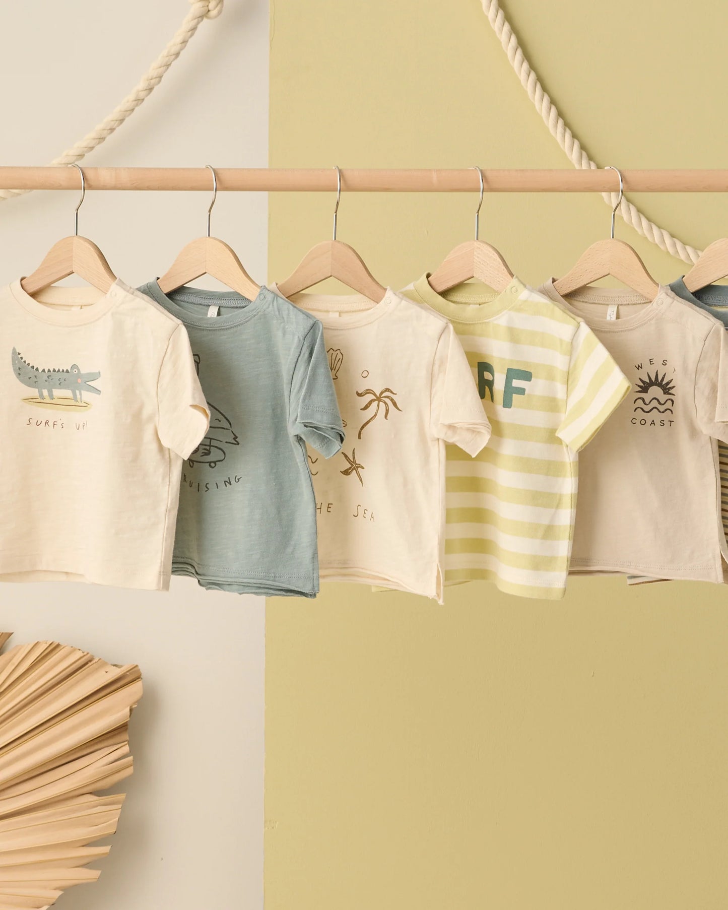 RYLEE + CRU RAW EDGE TEE - WEST COAST