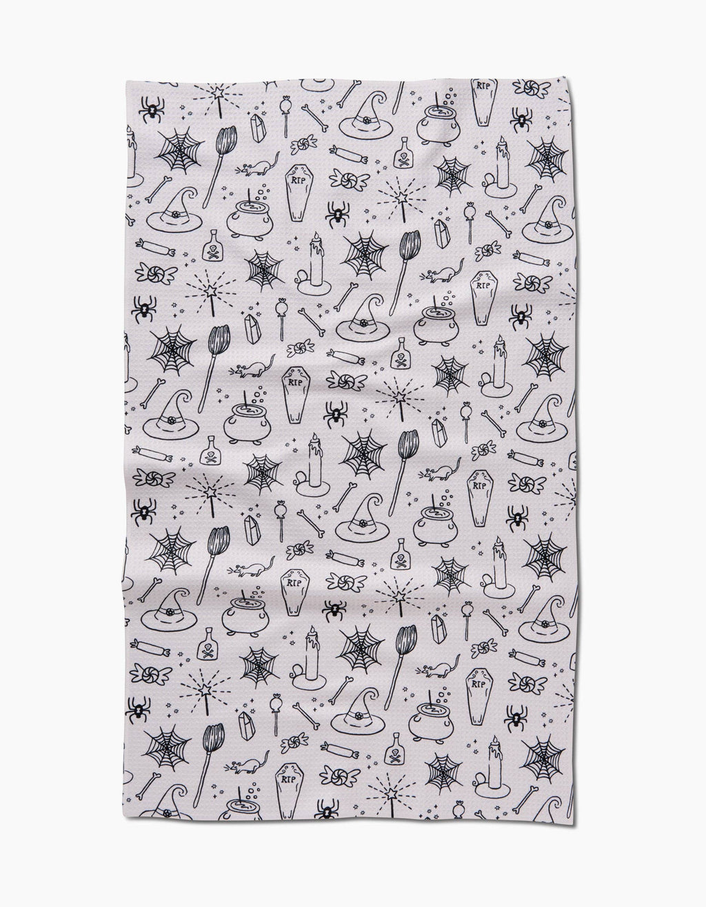 Geometry - Halloween Magic White Tea Towel