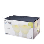 HOST - Glass FREEZE™ Insulated Cooling Margarita Glasses - Set of 2