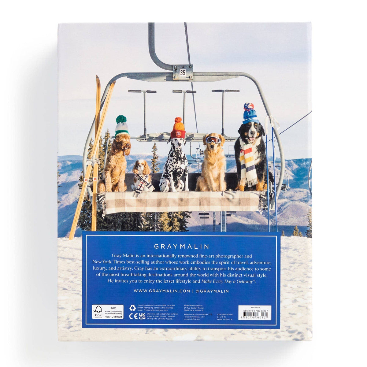 Gray Malin Aspen 1000 Piece Book Box Puzzle