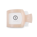 TELETIES - Almond Beige Medium Flat Square Clip