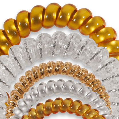 TELETIES - Spiral Hair Coils | Mix Pack | Let's Get Fizzy