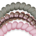 TELETIES - Spiral Hair Coils | Large | Sage It Ain't So Hair Ties