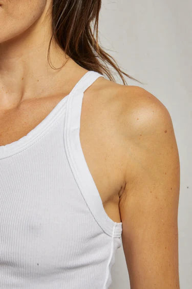 perfectwhitetee - annie tank - white