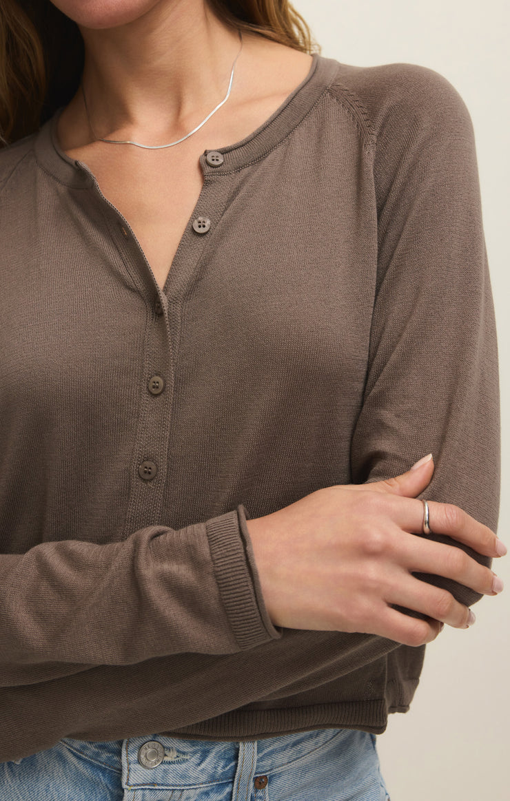 Z Supply The Perfect Layer Cardigan - Perfectly Taupe