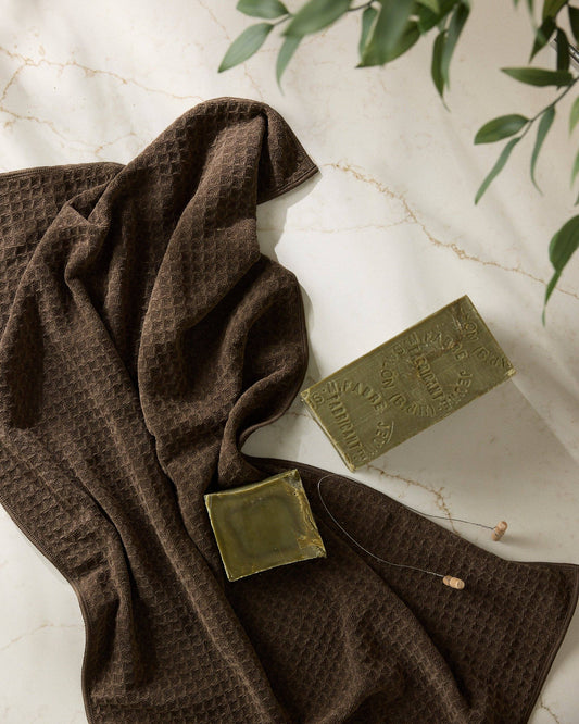 Geometry - Espresso Truffle Hand Towel