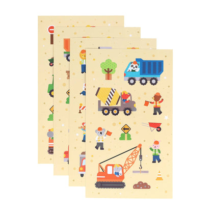 petit collage - Mini Sticker Set: Little Builders