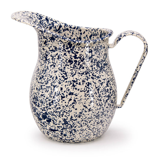 Crow Canyon Home - Splatter Enamelware Large Pitcher - Assorted Colors