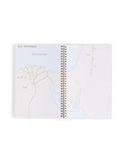 Church Notes Co. - Lilac Church Notes Bible Reference Notebook with Maps