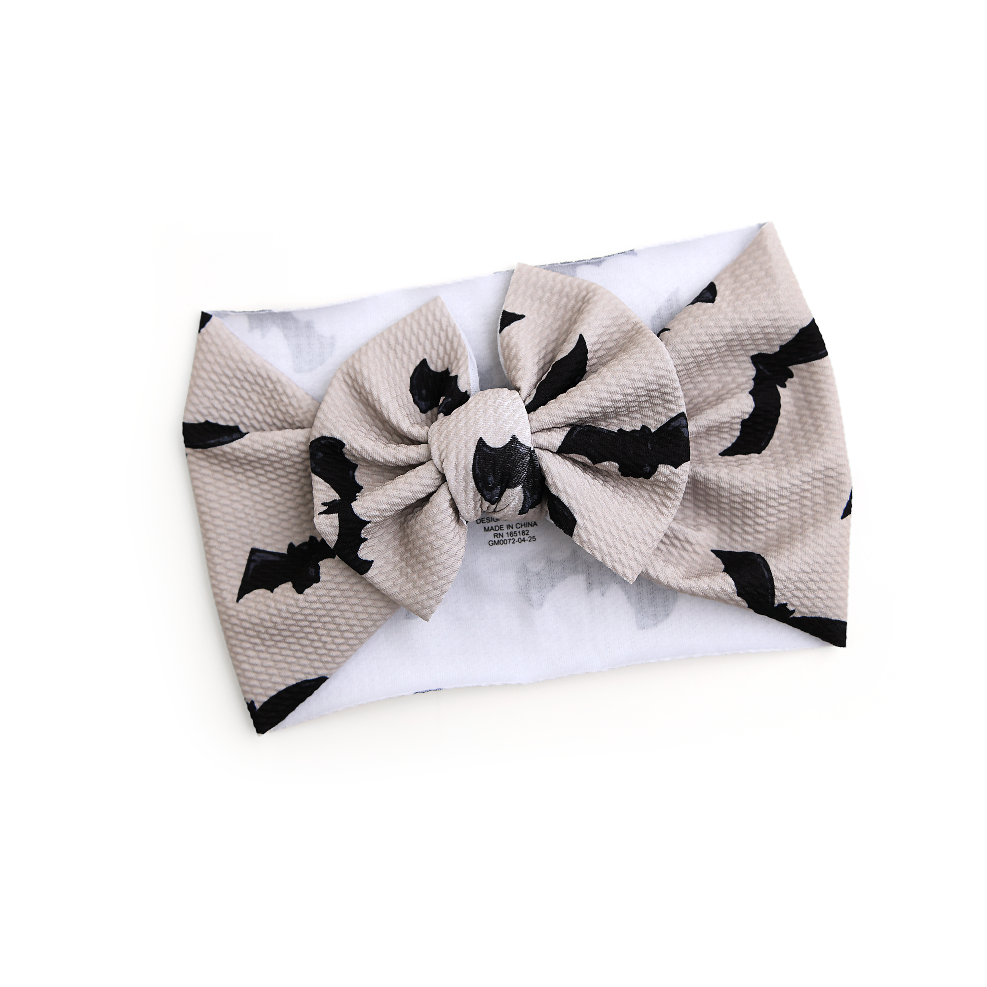 Gigi and Max - Vlad Gray Bats HEADWRAP Halloween Hair Accessory