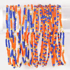 Splendid Iris - Set/4 Stretch Beaded GAME DAY Bracelets