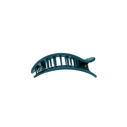 TELETIES - Teal With It Small Flat Round Hair Clip