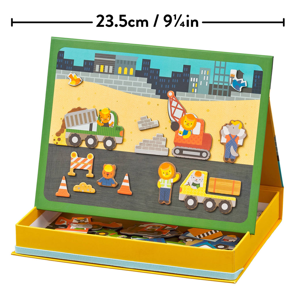 mudpuppy - Construction Site Magnetic Play Scene