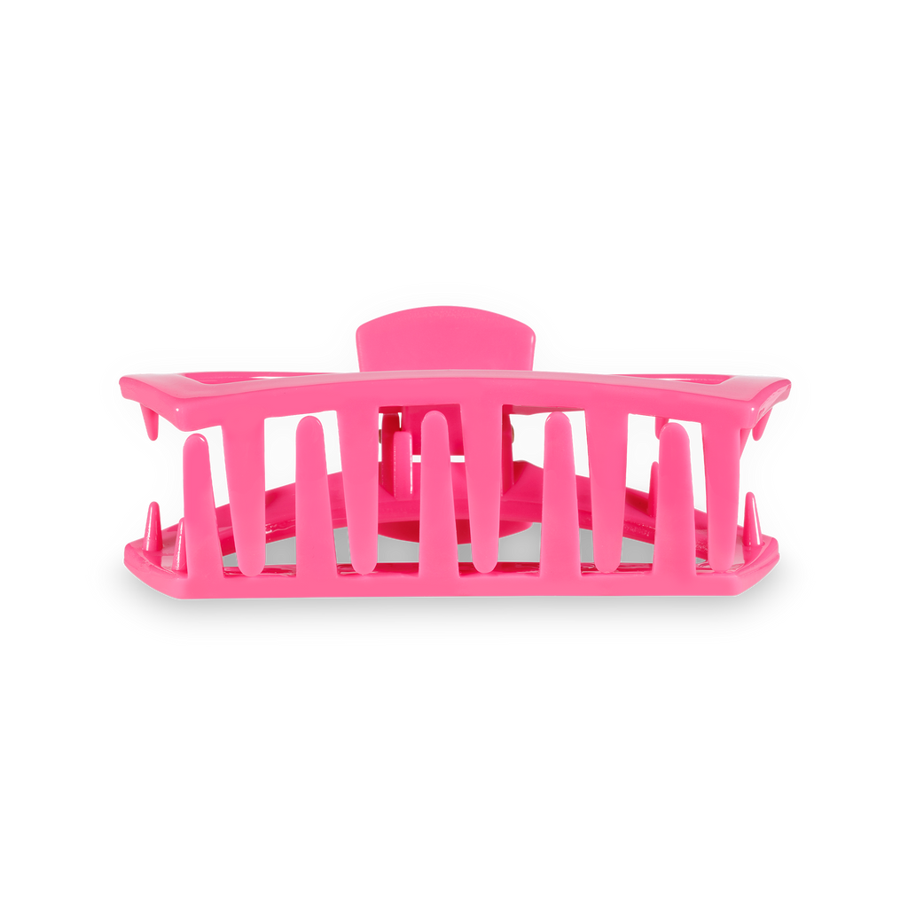 TELETIES - Open Hair Clip | Med. | Paradise Pink