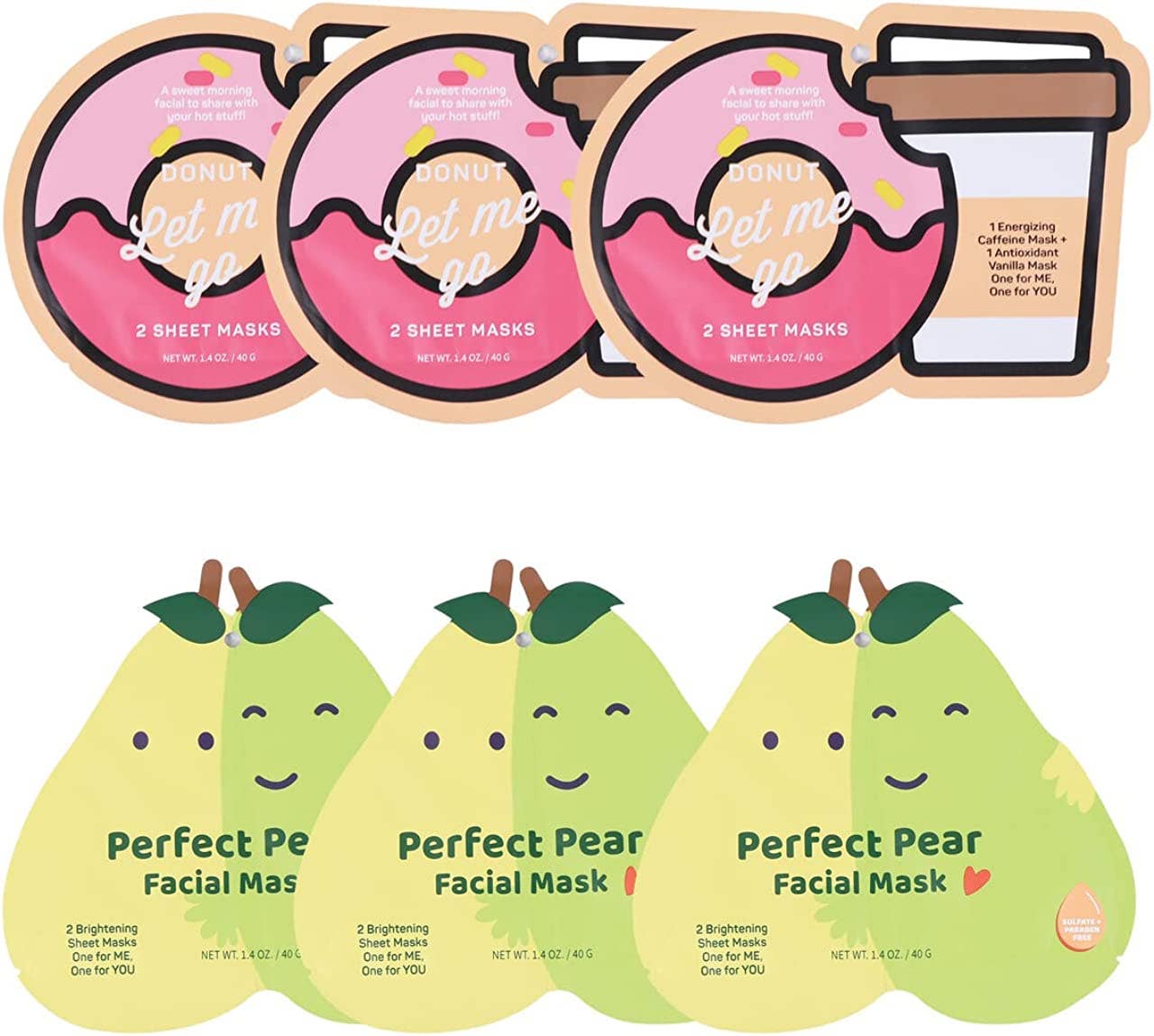 My Spa Life - Donut Let Me Go & Perfect Pear Face masks