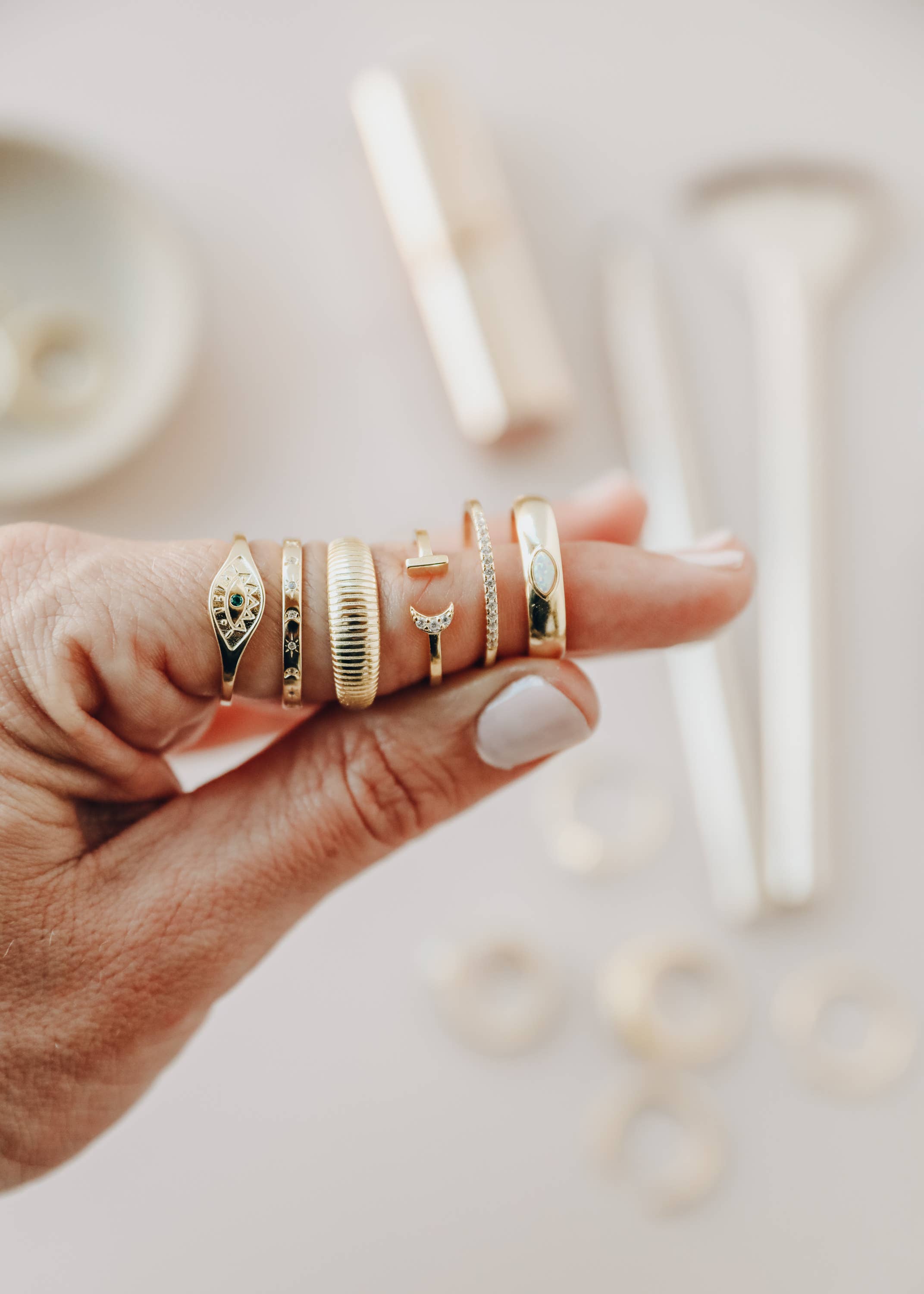 Ring - Half Pavé: 7