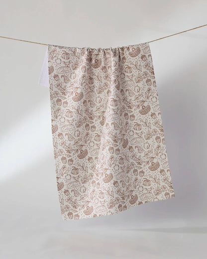 Geometry - Cozy Flora Tea Towel