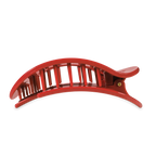 TELETIES - Flat Round Hair Clip | Large | Red Carpet Ready