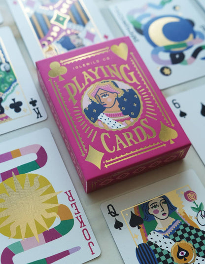Idlewild Co. - Neon Royals Playing Cards | Standard Deck