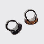 KITSCH - Black & Tort Cloud Cuffs - Medium