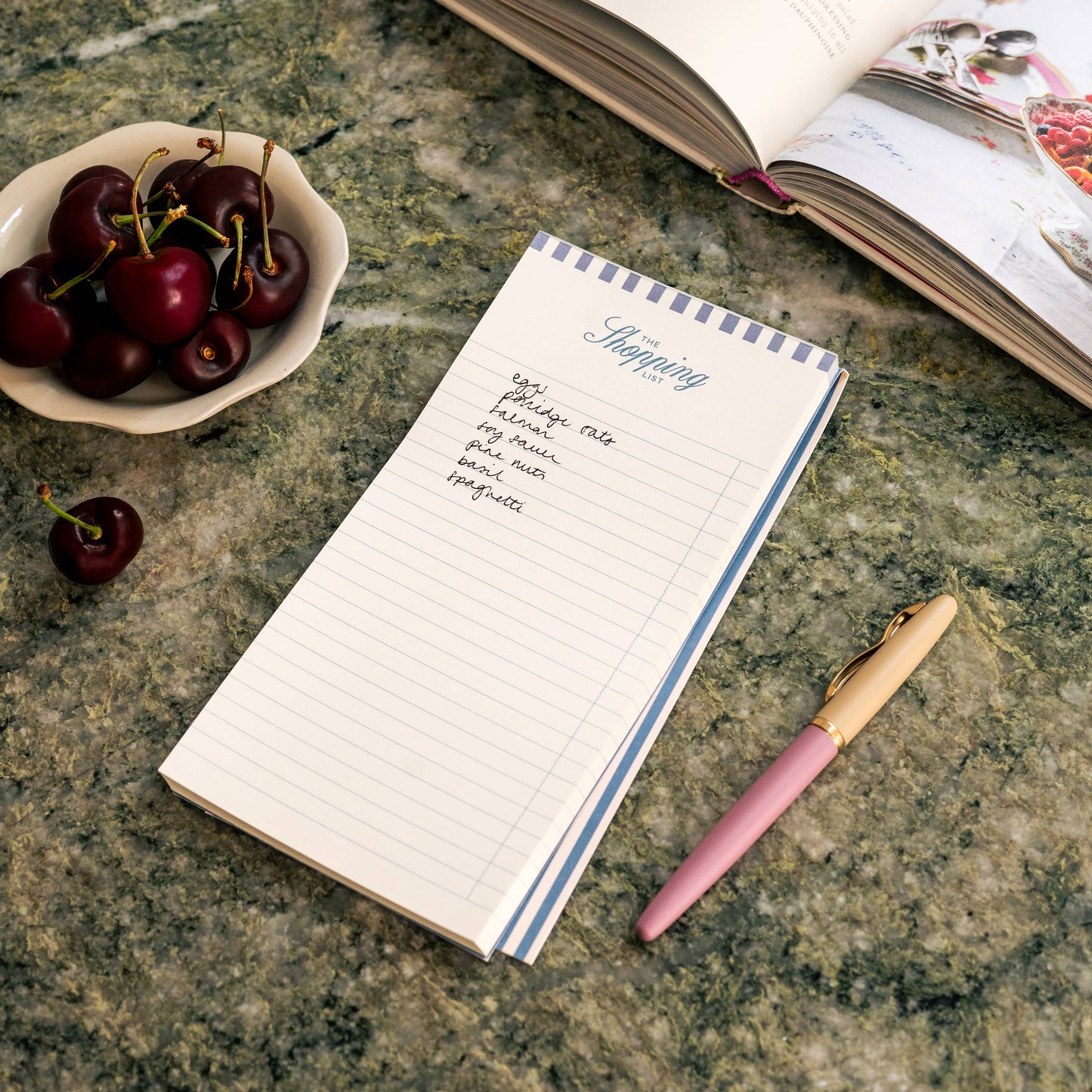 Papier - Cherry Shopping List Pad