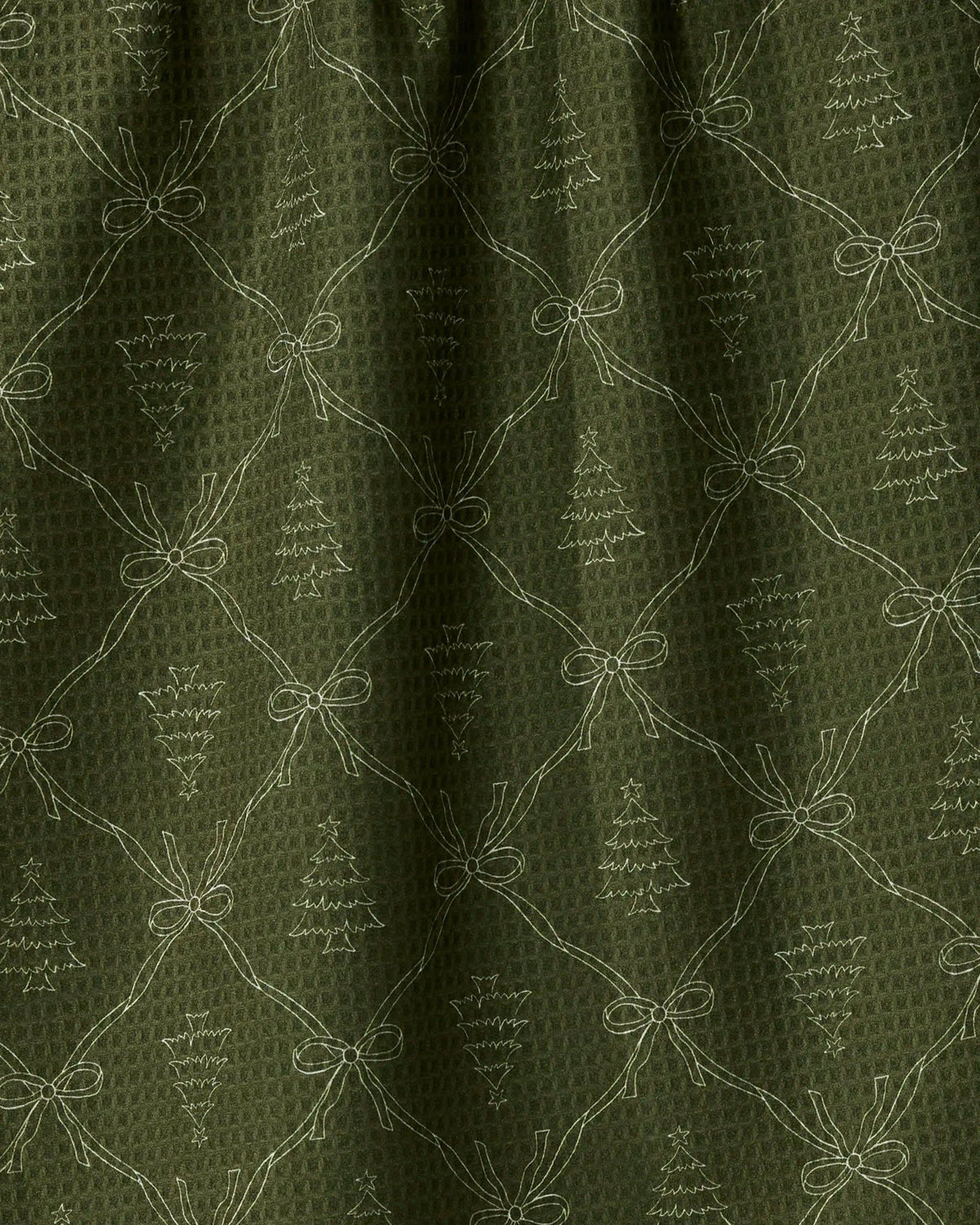 Geometry - Cedar Bows Luxe Kitchen Towel - Holiday 2026