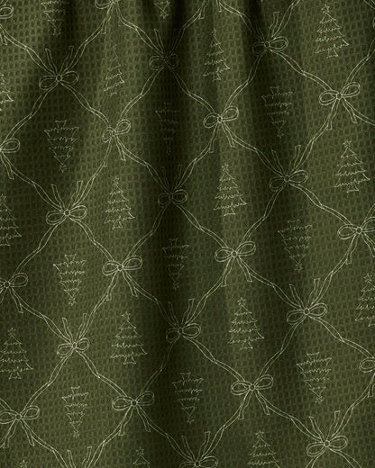 Geometry - Cedar Bows Luxe Kitchen Towel - Holiday 2026